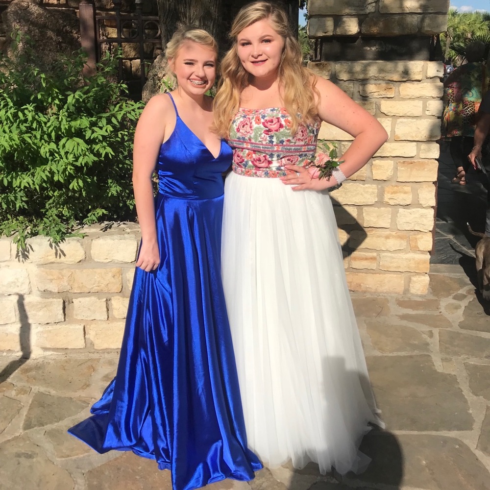 Sherri Hill Royal Blue Prom Dress